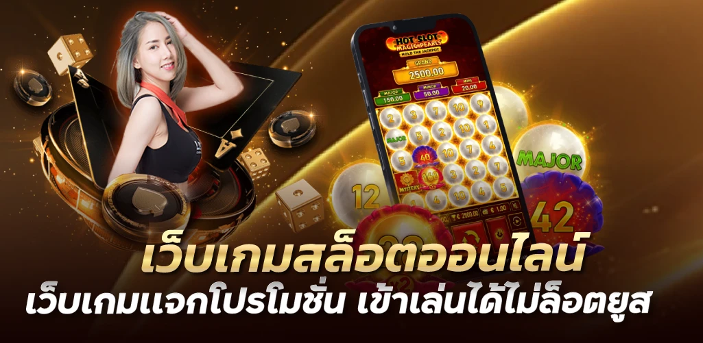 เว็บเกมสล็อตออนไลน์ เว็บเกมเเจกโปรโมชั่น เข้าเล่นได้ไม่ล็อตยูส